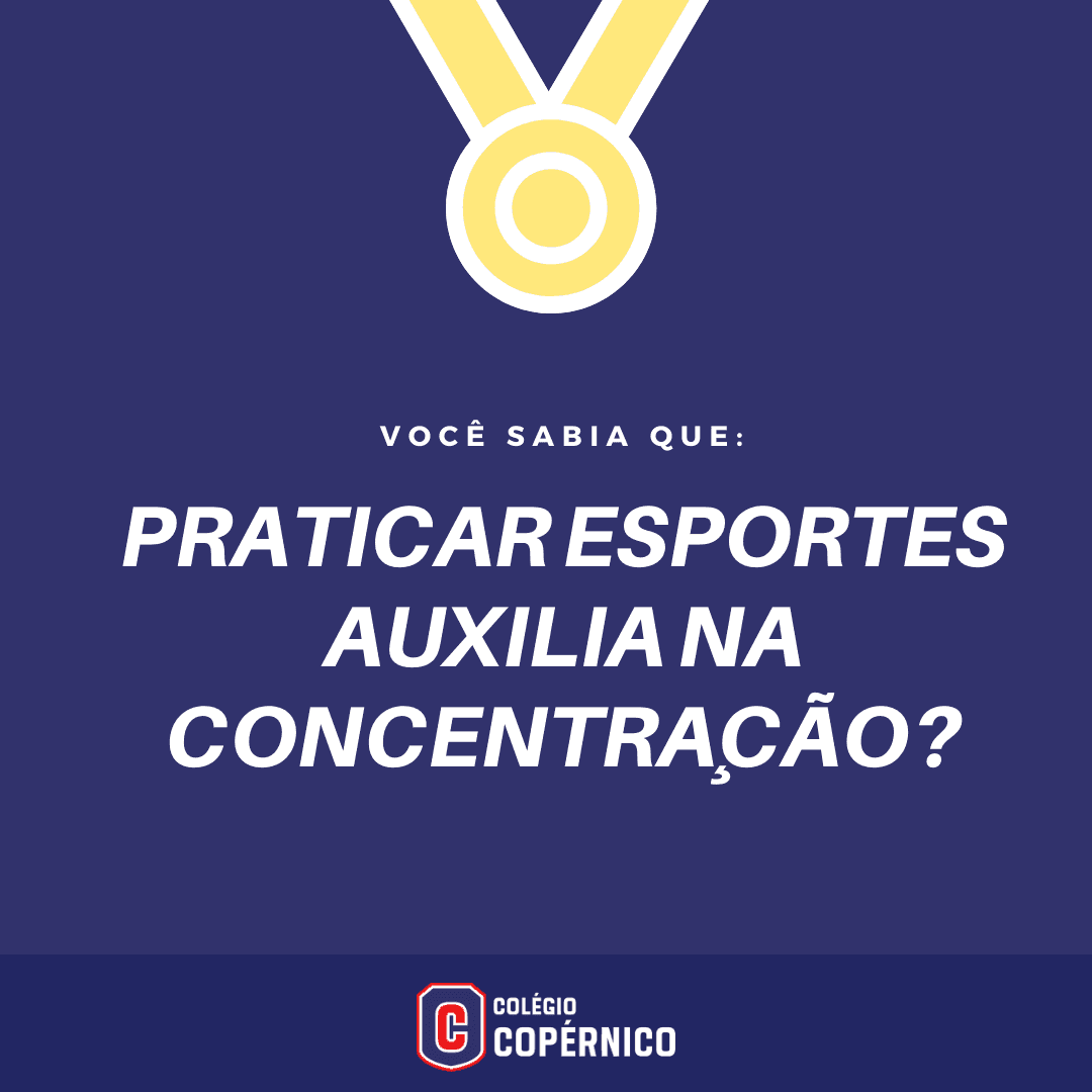 Você sabia que praticar esportes auxilia na concentração