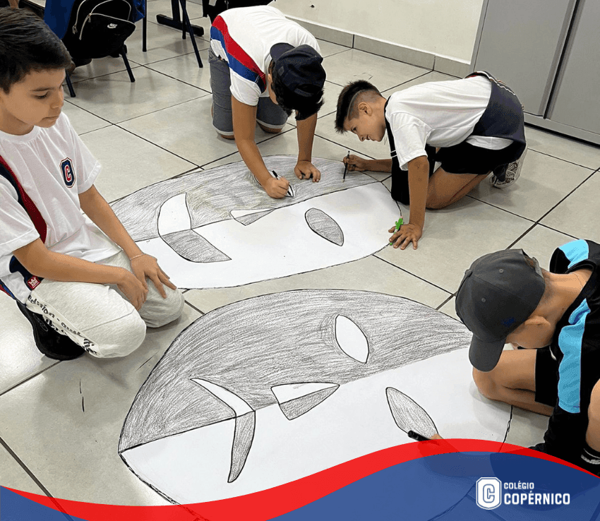 Os alunos já estão dedicados aos preparativos do carnaval Copérnico