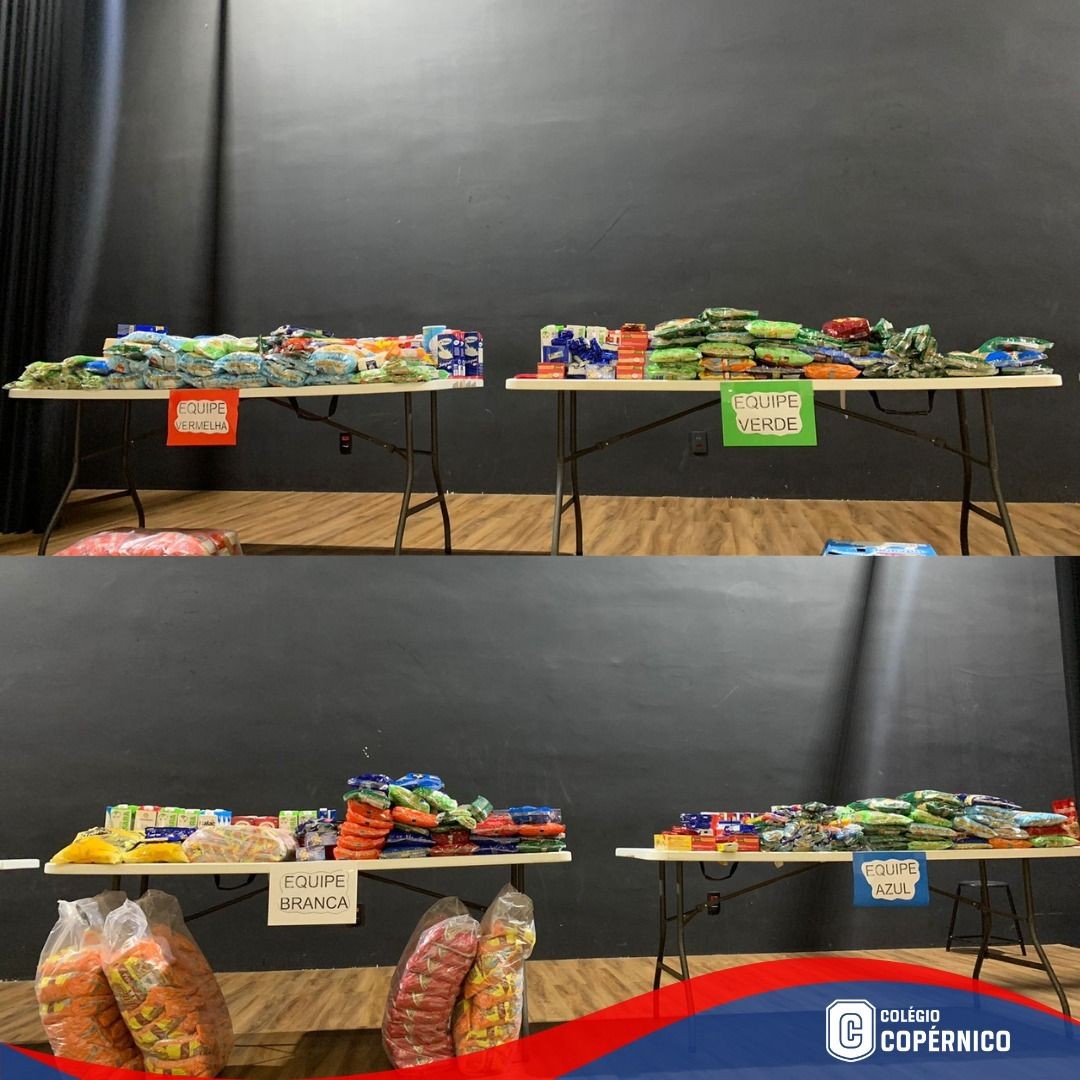 Alunos se preparam para Gincana da Festa da Família com arrecadação de alimentos