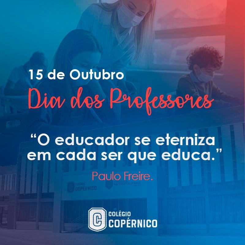 FELIZ DIA DOS PROFESSORES